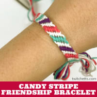 How to make a flower friendship bracelet: daisy chain pattern