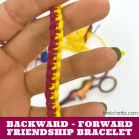 How to make an easy adjustable bracelet knot - Twitchetts