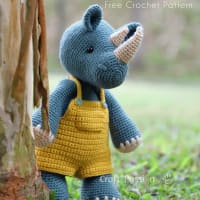 Crochet Rhino - Free Amigurumi Pattern • Craft Passion