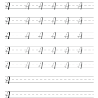 Digital】Spencerian Varietys Capital letters Printable PDF Calligraphy  Practice sheets - Shop Good Worksheets DIY Tutorials ＆ Reference Materials  - Pinkoi