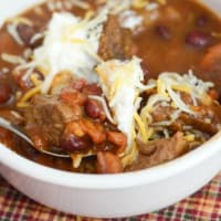 Instant Pot Pumpkin Chili {Ninja Foodi} - Mommy Hates Cooking