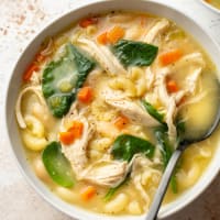 Lemon Chicken Orzo Soup - Ahead of Thyme