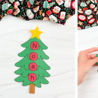 52 Festive Christmas Crafts For Kids [Free Templates]