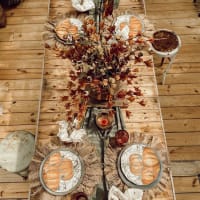 5 Rustic Dining Table Setting Ideas for Fall for Farmhouse Style.