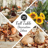 5 Rustic Dining Table Setting Ideas for Fall for Farmhouse Style.