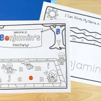 name tracing worksheets that build early literacy