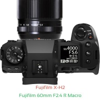 Fujifilm X-E4 Camera and Fujifilm 60mm F2.4 R Macro Lens