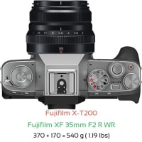 Fujifilm X-S20 Camera and Fujifilm XF 35mm F2 R WR Lens