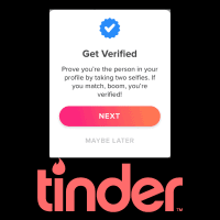 Tinder blue star