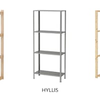IKEA HYLLIS ×2 HYLLIS Shelf unit, indoor/outdoor galvanized - IKEA US