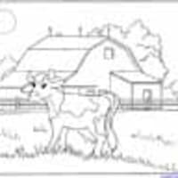 Free printable farm animal coloring pages