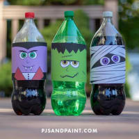 Free Printable Halloween Soda Bottle Labels - 2 Liter Bottles