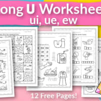long u worksheets free word work