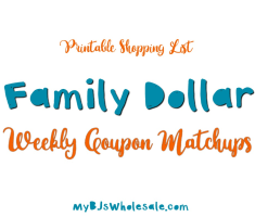 Family dollar coupon matchup