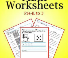 900+ Printable Math Worksheets For Kids: Free Practice With ...
