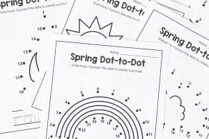 Spring Kindergarten Math Worksheets
