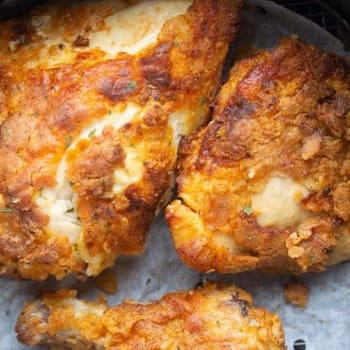 Air fryer Spatchcock Chicken - Moist and Crispy! - Modern Food Stories