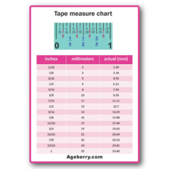 Narrow 60 Pink and Blue Measuring Tapes