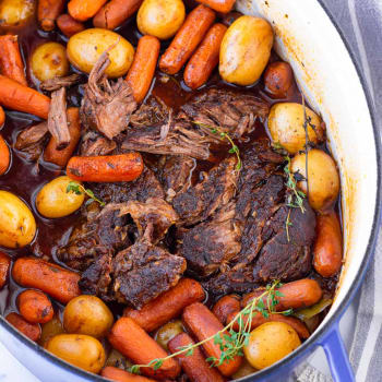 Dutch Oven Pot Roast - Cooking For My Soul