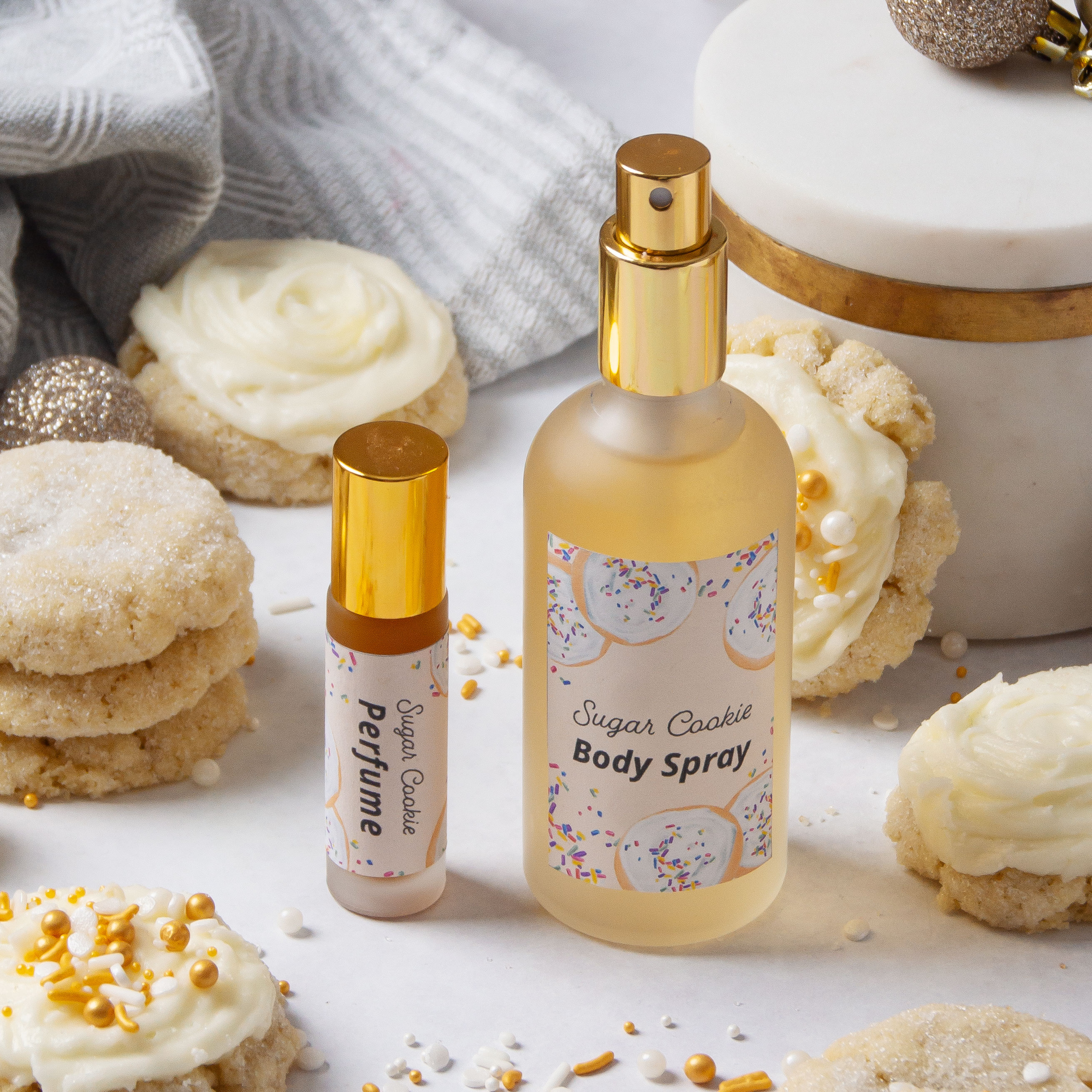 Sugar Cookie Perfume Oil - Portable Roll-On Fragrance Large