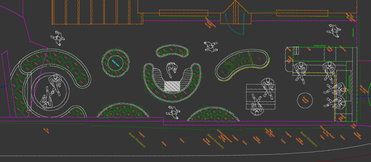 CAD garden design