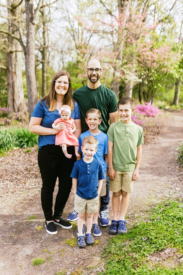 Zach Sparkman and family
