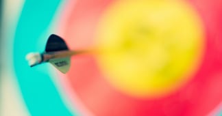 target with a bullseye in the center and an arrow