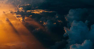 clouds during sunset