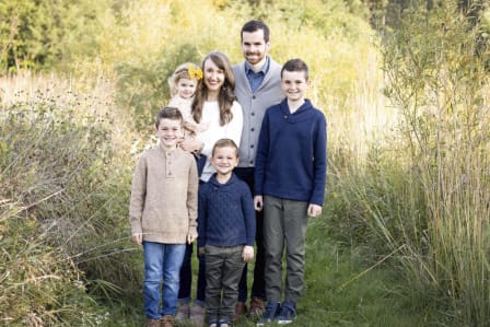 Andrew Lee and family