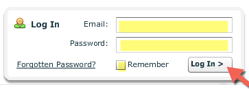 Login to the Garden Planner