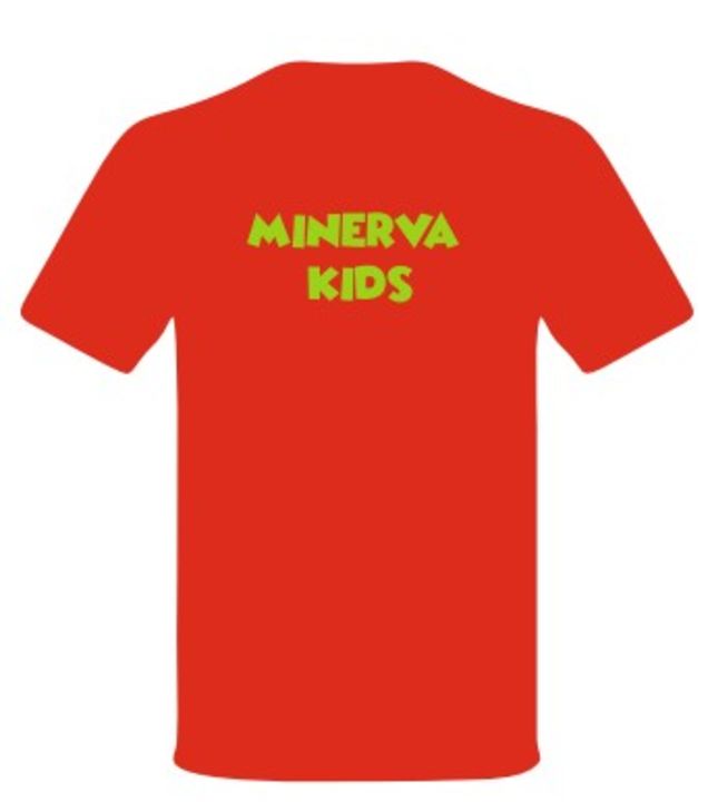MAGLIETTA INFANZIA - Taglia 3-4 anni - Minerva Kids - ROSSA