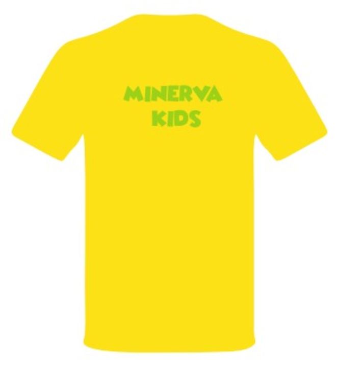 MAGLIETTA INFANZIA - Taglia 5-6 anni - Minerva Kids - GIALLA