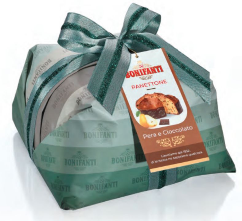 PANETTONE BONIFANTI PERA E CIOCCOLATO (1 Kg)