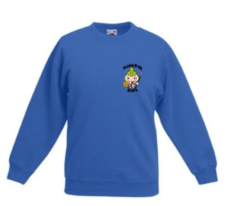 FELPA INFANZIA - Taglia 3-4 anni - Minerva Kids - BLU