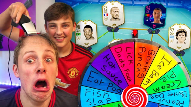 MYSTERY WHEEL FORFEIT CHALLENGE vs MY BRO