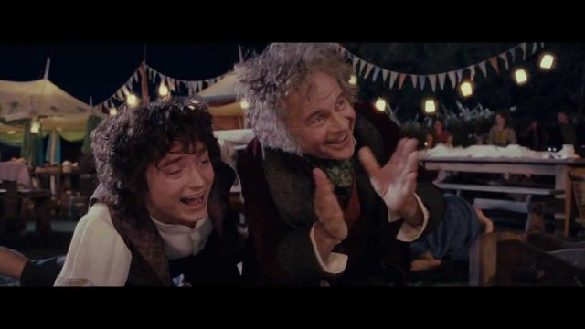 LOTR The Fellowship of the Ring - Extended Edition - Bilbo's Birthday Party HD 1080p