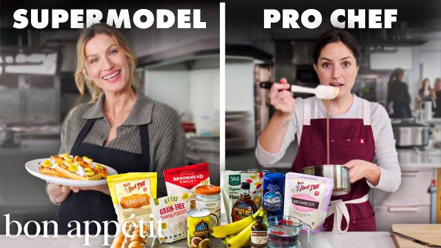 Gisele Bündchen vs Pro Chef: Same Ingredients, Different Recipe | Bon Appétit