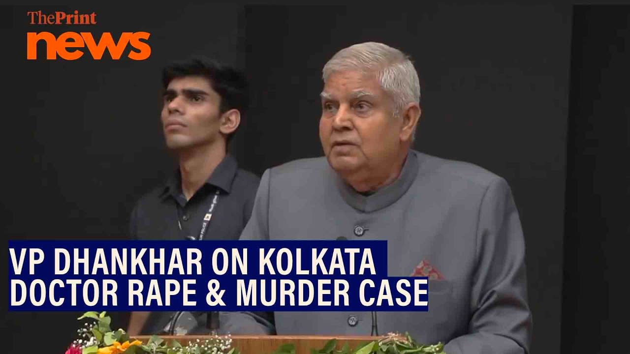 'Democracy is disgraced'- What Vice President Dhankhar said on Kolkata doctor rape & murder