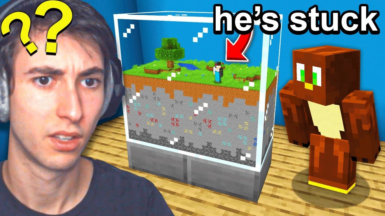 Fooling my Friend with a TINY Minecraft World