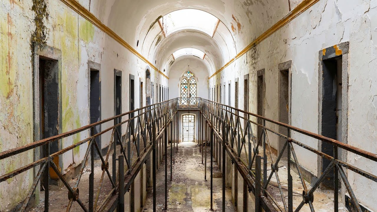 Exploring an Abandoned Military Prison With Stained Glass Windows