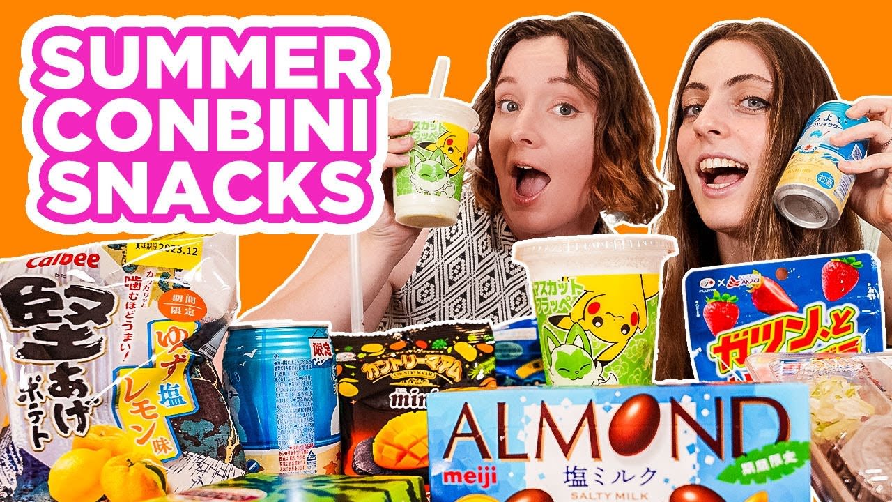 Top SUMMER Snacks from the Japanese Convenience Store 🍉