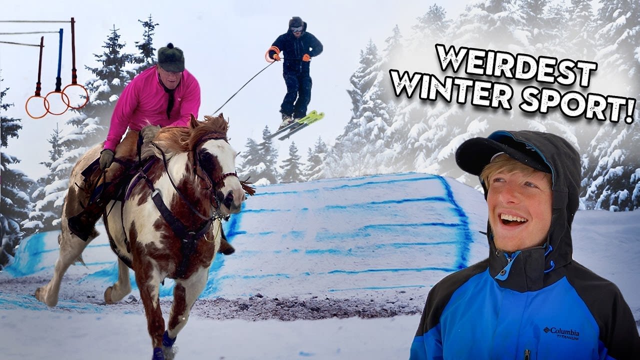 Skijoring: Wildest Sport in the West