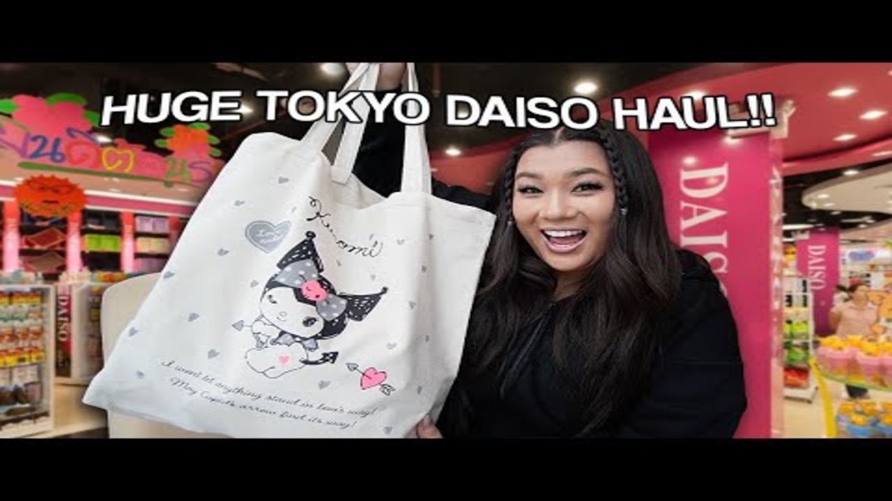 HUGE JAPAN DAISO HAUL!! shopping in harajuku!