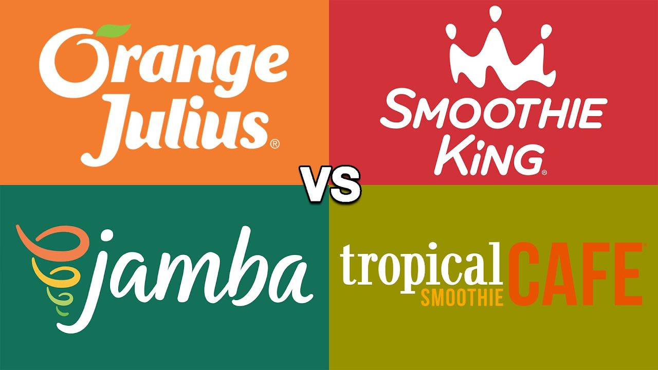 Orange Julius vs. Smoothie King vs. Jamba vs. Tropical Smoothie Cafe