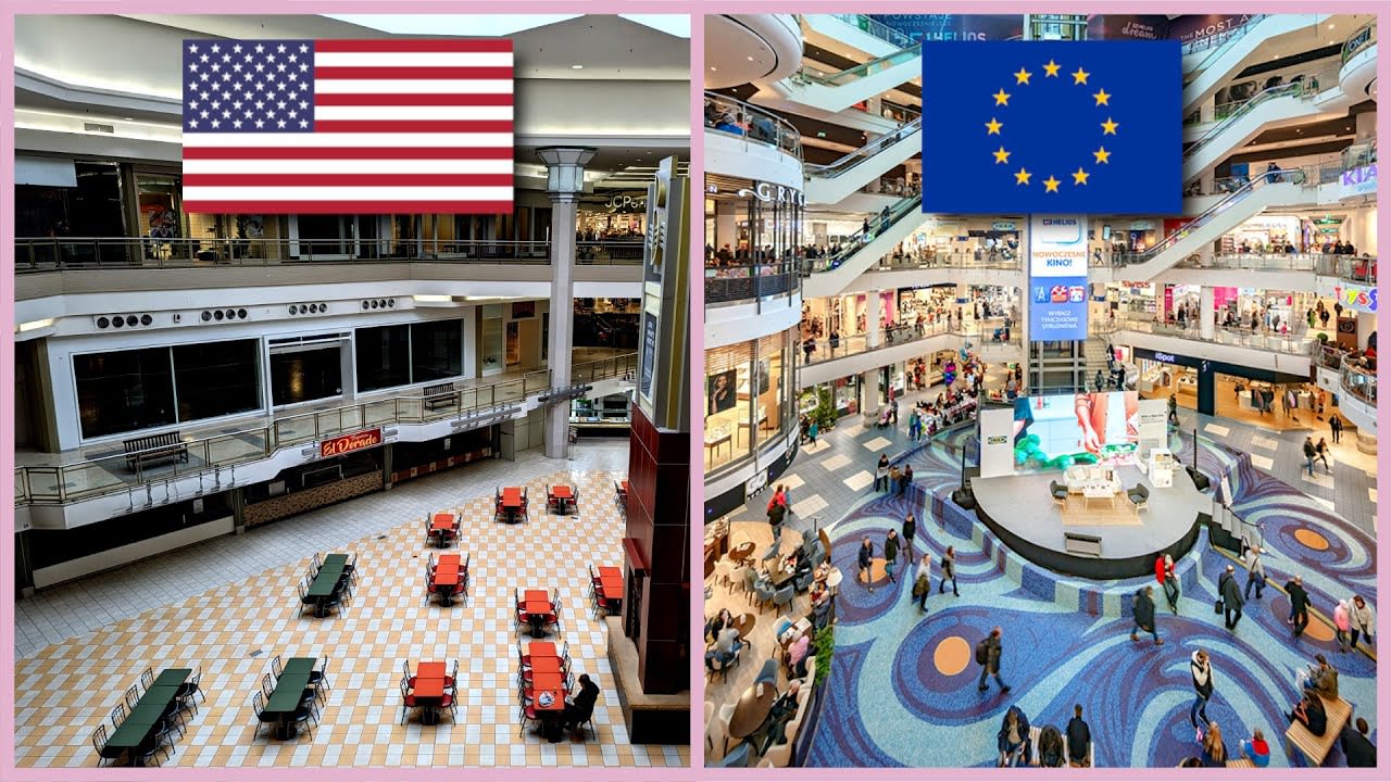 Why US Malls Are Dying (And Why European Malls Aren't)