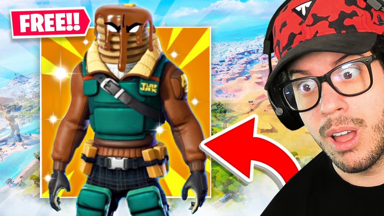 New *FREE*  MAJOR MANCAKE Skin! (Fortnite x Fall Guys Challenges)