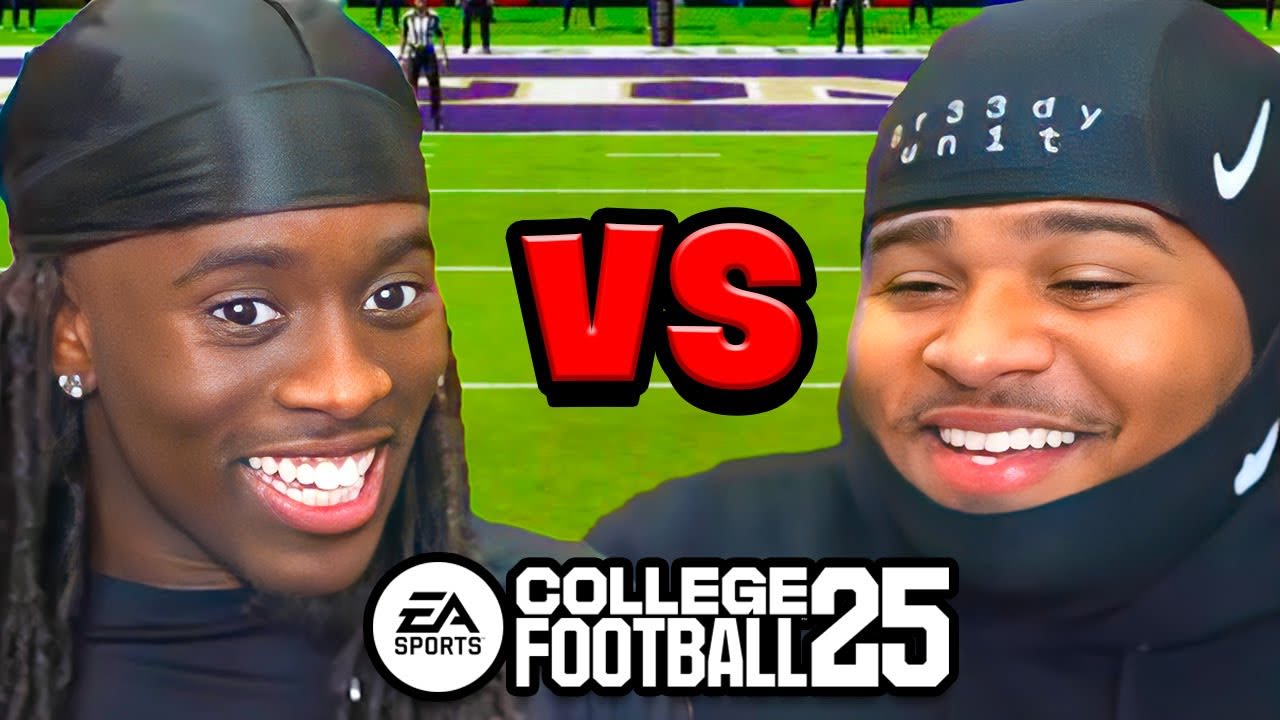 Kai Cenat & Fanum Wager For $10,000 In College Football 25!