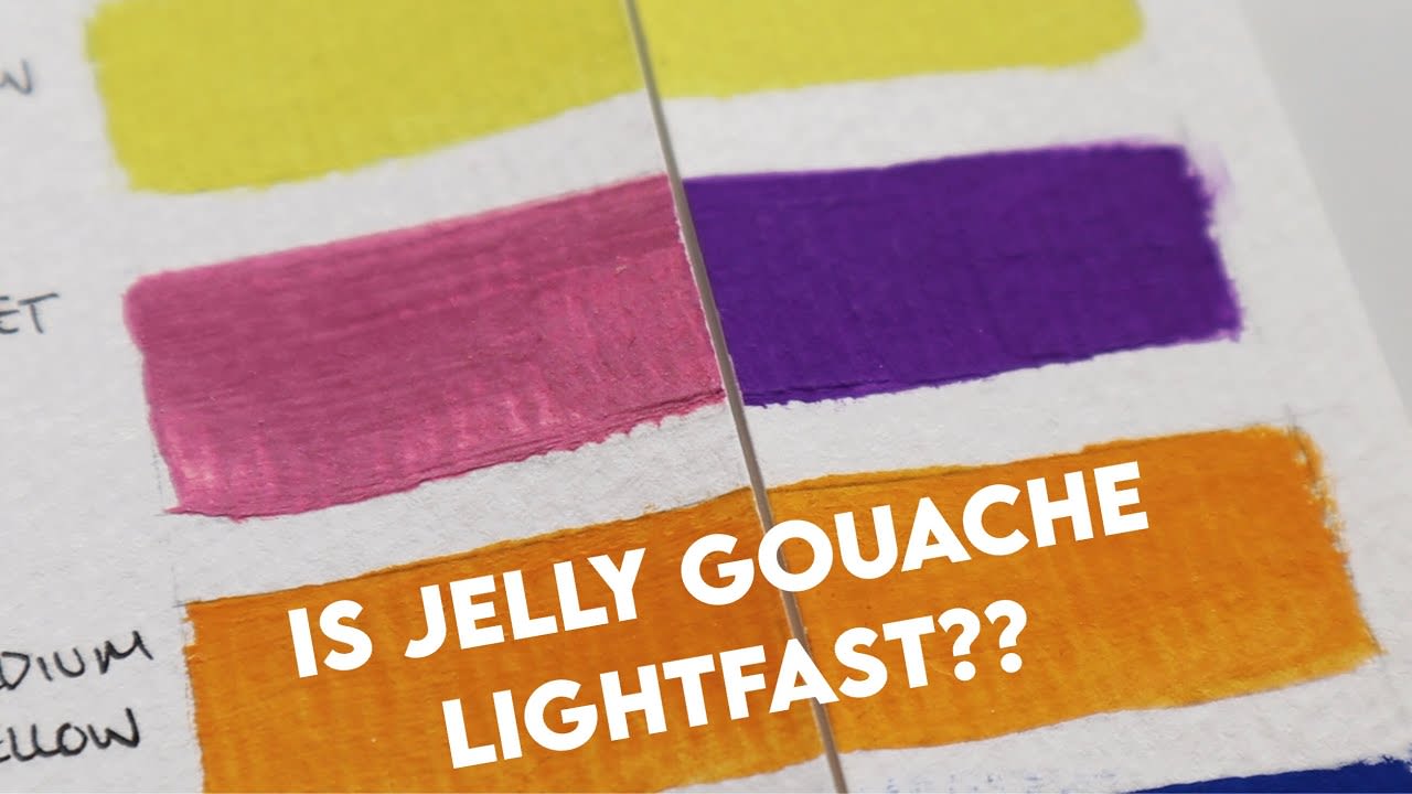 How Lightfast is Himi Gouache? Testing my paints!