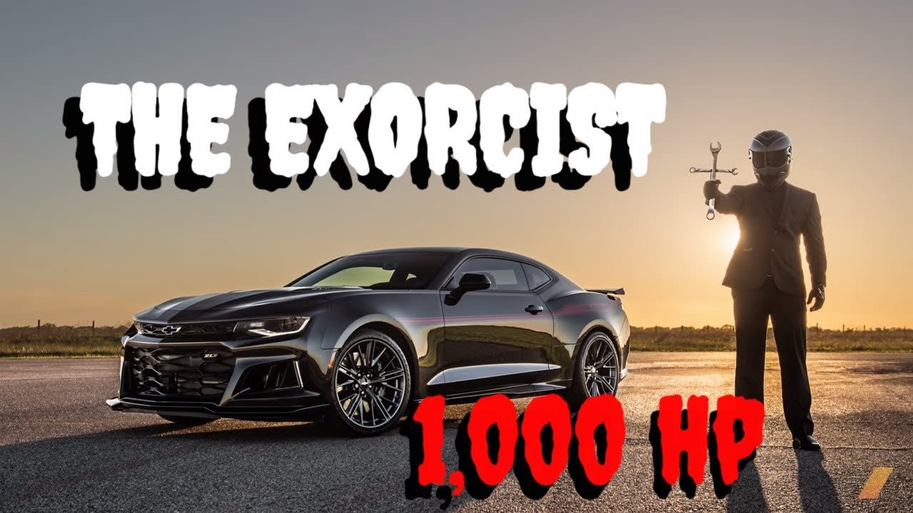 Hennessey Exorcist Camaro 1,000 hp and LOUD