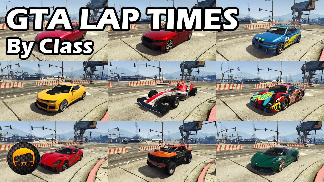 Fastest Cars By Class For Racing (2023) - GTA 5 Best Fully Upgraded Cars Lap Time Countdown